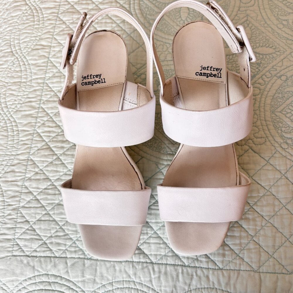 White Platform Heels - Jeffrey Campbell - Picture 6 of 9